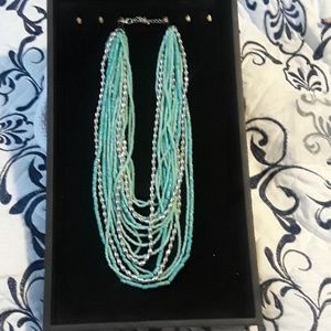 Cookie Lee Light blue necklace